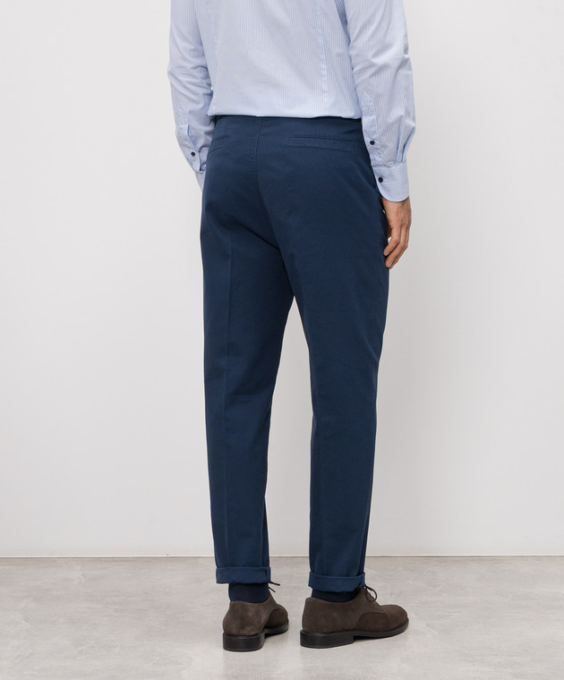 Brunello Cucinelli Сині штани M252DH0660 зображення 4