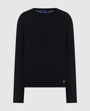 Stefano Ricci Черный лонгслив из кашемира W505000G01W26101