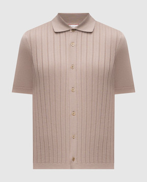 Brunello Cucinelli Бежевая рубашка M29204006