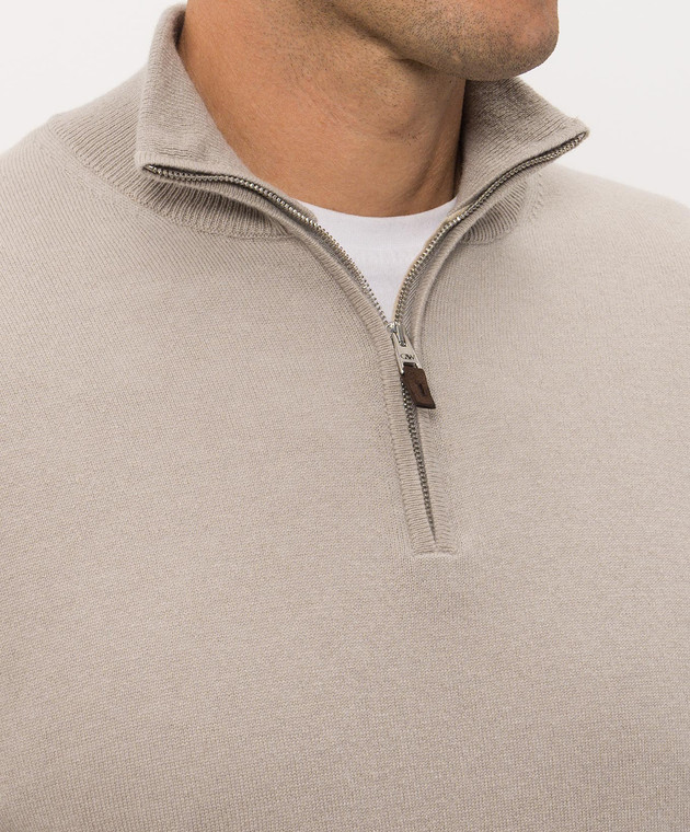 Cashmere&Whiskey Бежевий джемпер з кашеміру MU866A1312525R зображення 5