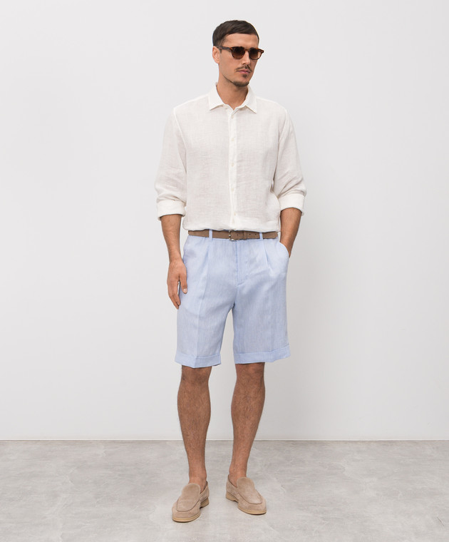 Woolrich Біла сорочка з льону CFWOSI2013MRUT5284 зображення 2