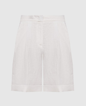 Peserico Білі шорти з льону A04083Z02606