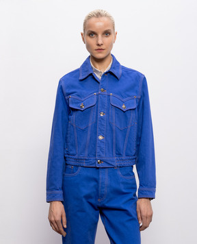 Versace Синя джинсова куртка 10245271A17871