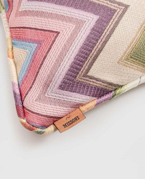 Missoni Home Бежева декоративна подушка Agadir в брендовий візерунок 40х40 1F4CU00730