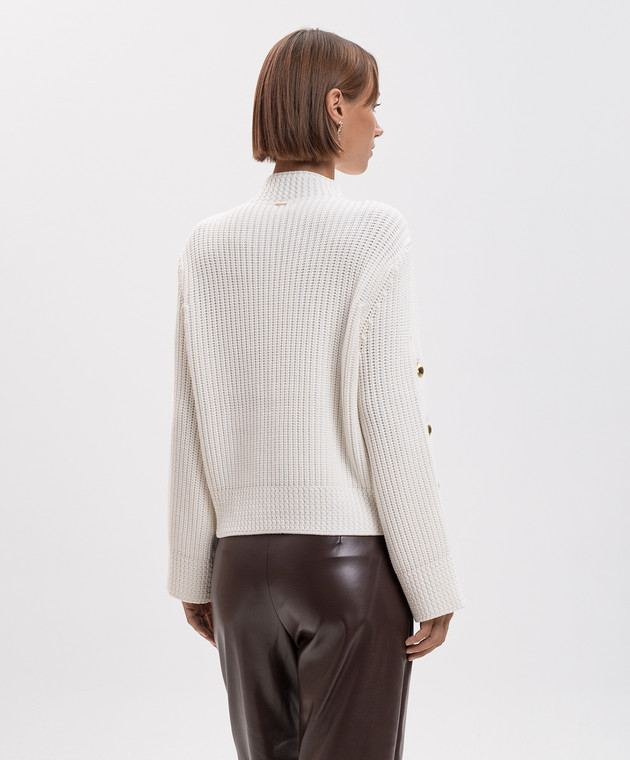 Twinset Свитер цвета айвори 262TP3170 изображение 4