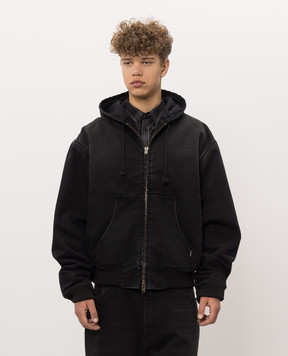 Vetements Чорна джинсова куртка MH27DJ067Bm
