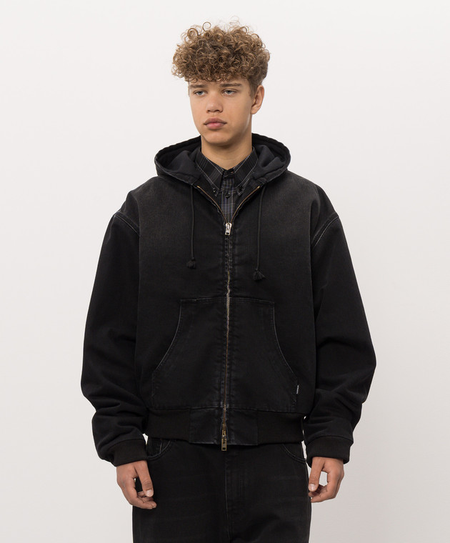 Vetements Чорна джинсова куртка MH27DJ067Bm зображення 3