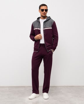 Stefano Ricci Фиолетовые спортивные штаны K101046P3DT25350