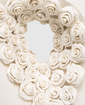 Fos Ceramiche Біла порцелянова ваза Full Bloom FULLBLOOMW