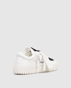 Off-White Белые кожаные кроссовки 3.0 Off Court с нашивками OWIA28EC99LEA001