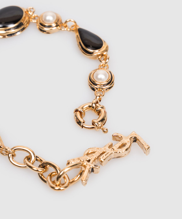 Saint Laurent браслет с фианитами A002H8Y15E2 изображение 3