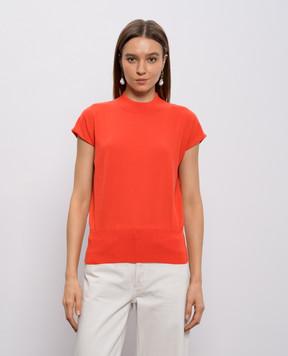 Agnona Рожевий топ з кашеміру KT110100K180P