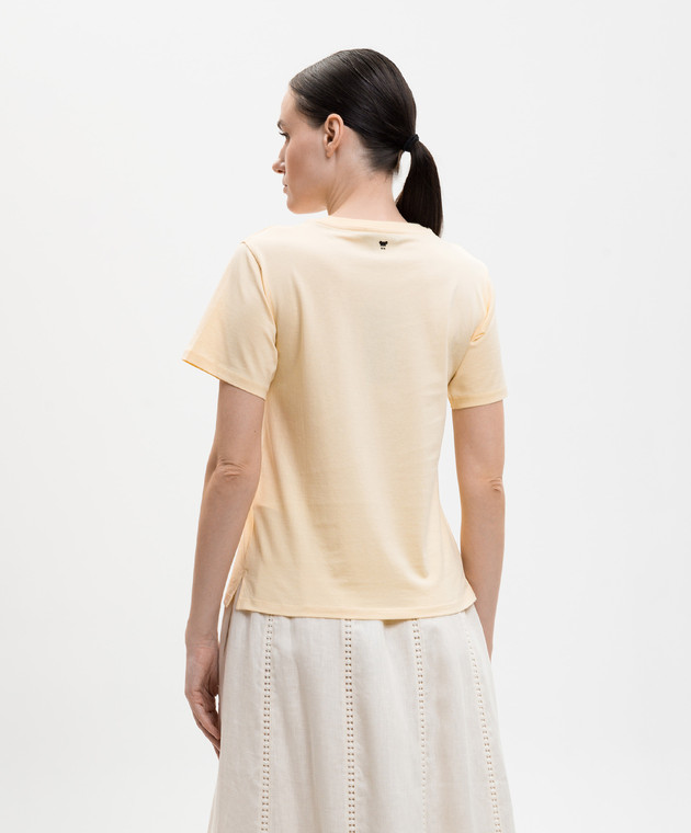 Max Mara Weekend Желтая футболка BORA WKDBORA изображение 4