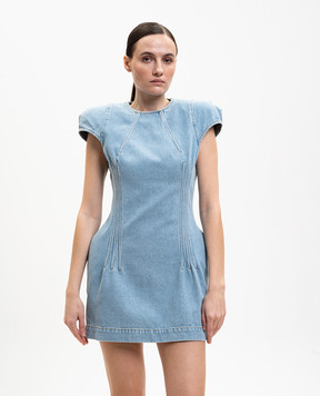 Magda Butrym Блакитна джинсова сукня міні DENIM06DRESS205526
