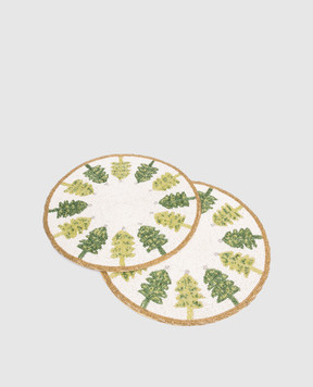 Lamart Набір декоративних столових килимків з бісеру 25490