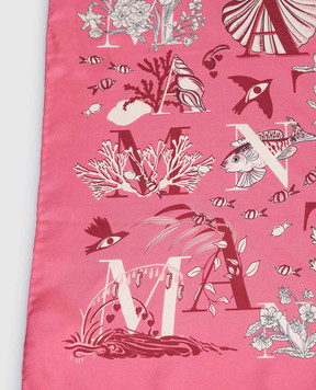 MANTERO 1902 Рожева хустка Florida Keys із шовку 0909F0014G57293