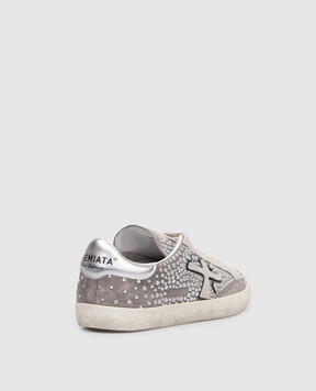 Premiata Сірі замшеві кросівки STEVEND7850