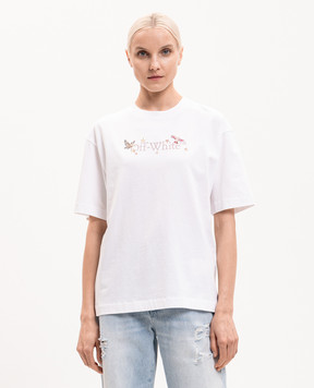 Off-White Біла футболка Dream Arrow 29A00302T