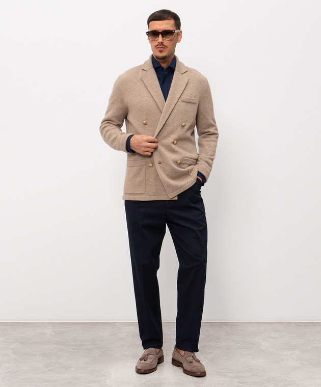 Brunello Cucinelli Синие брюки M289LH0660 изображение 2