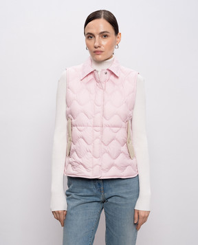 Woolrich Рожевий пуховий жилет Heritage CFWWOU1138FRUT2635