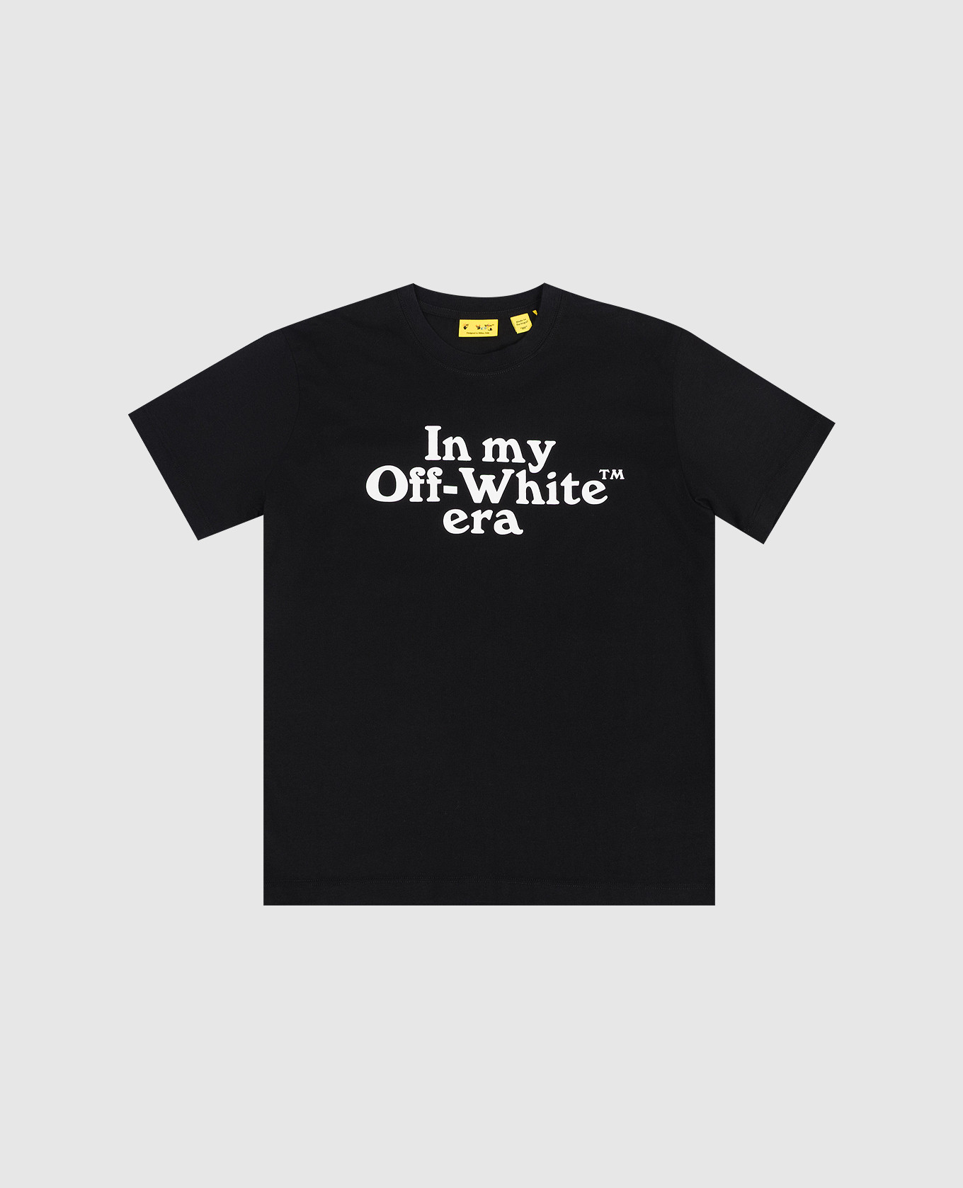 Детская черная футболка с принтом