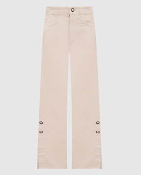 Twinset Бежеві джинси з патчем логотипа 261TP211B