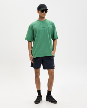 Stone Island Зелена футболка з принтом логотипа L1S152100002S0364