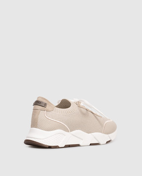 Peserico Сірі кросівки з люрексом A39726C0CC773