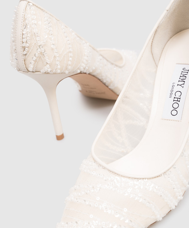 Jimmy Choo Туфли цвета айвори Love LOVE85GKF изображение 5