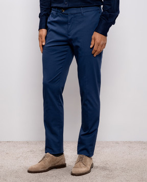 Brunello Cucinelli Синие брюки M289LI1770