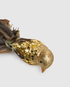 Shishi Ялинкова іграшка Feather bird glitter body 49516