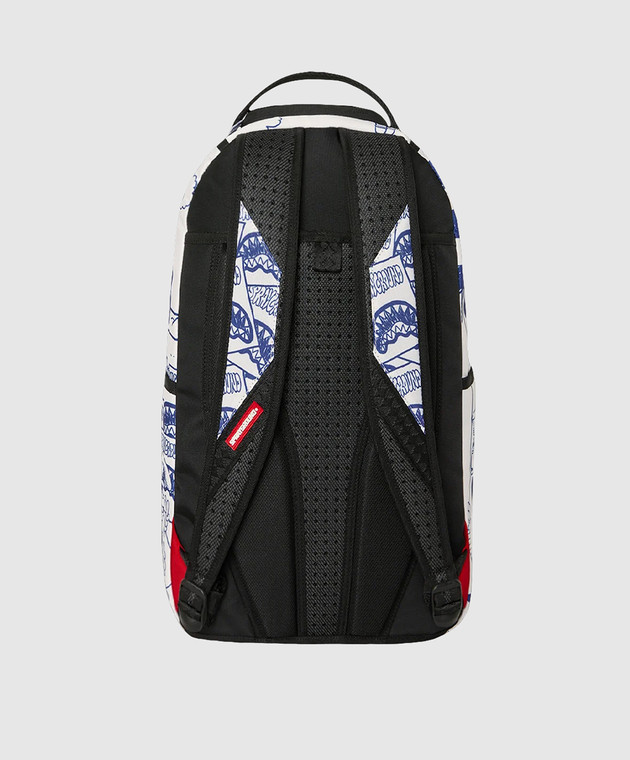 Sprayground Дитячий білий рюкзак MONEY CREW - CASH & CHAOS 910B8373NSZ зображення 3