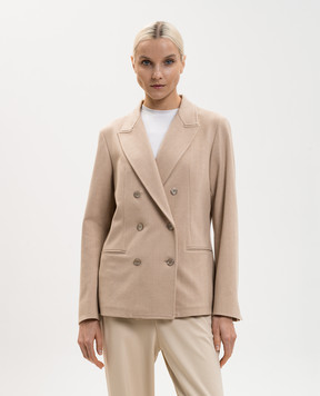 MooRER Бежевий двобортний жакет ALERIAPAR