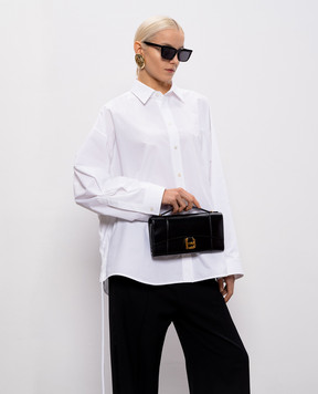 Balenciaga Черный кожаный клатч Hourglass 8340402ABQ8