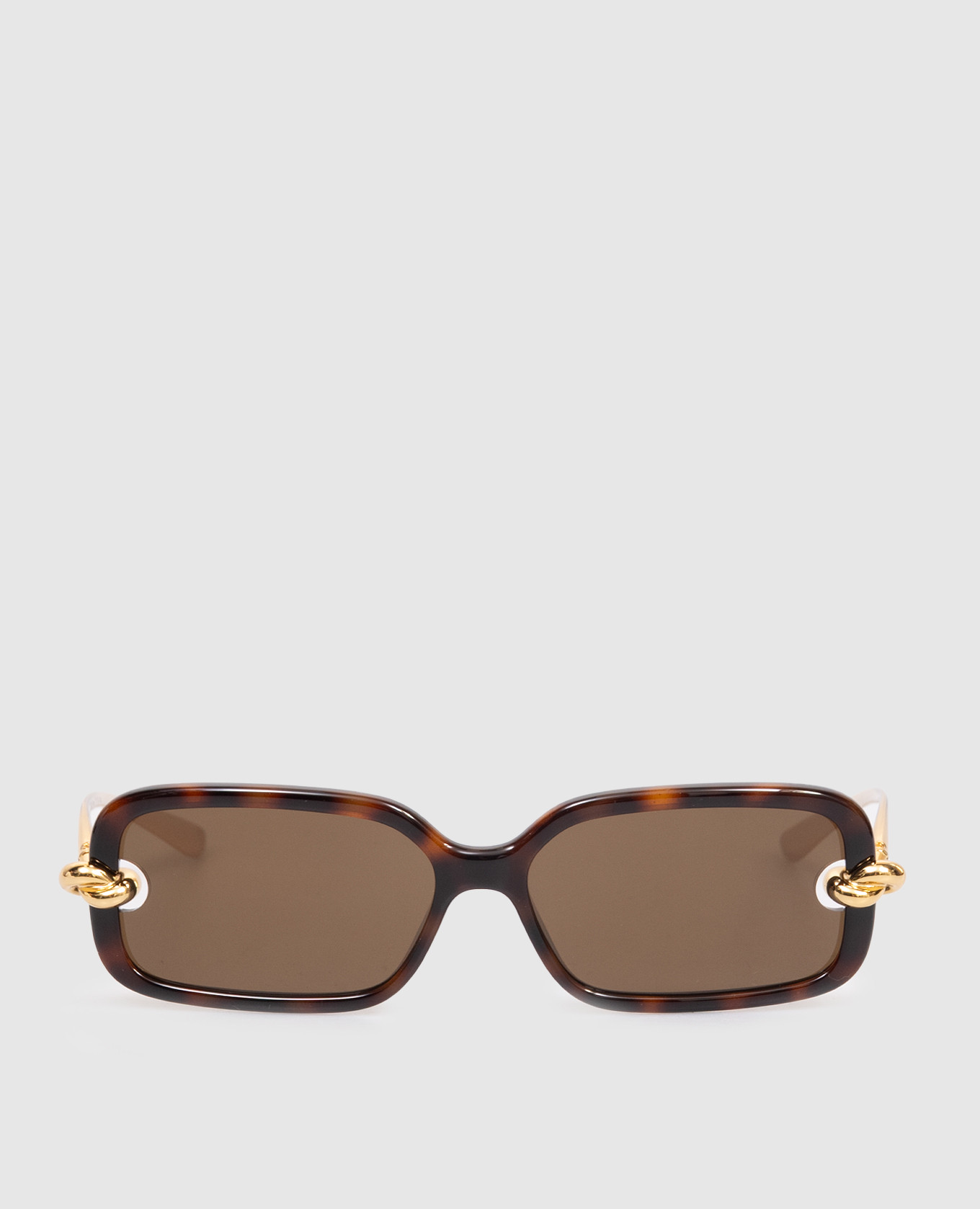 Коричневые солнцезащитные очки Knot