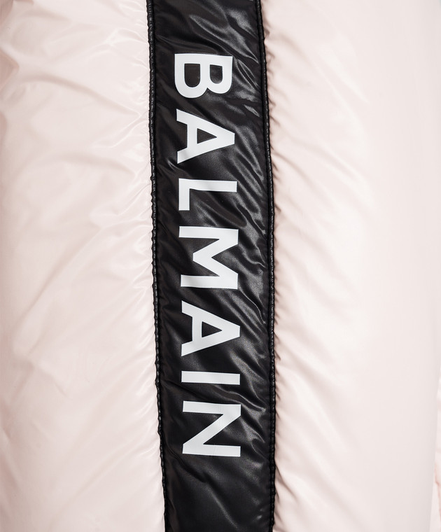 Balmain Детская розовая куртка BZ2B40N03711214 изображение 3