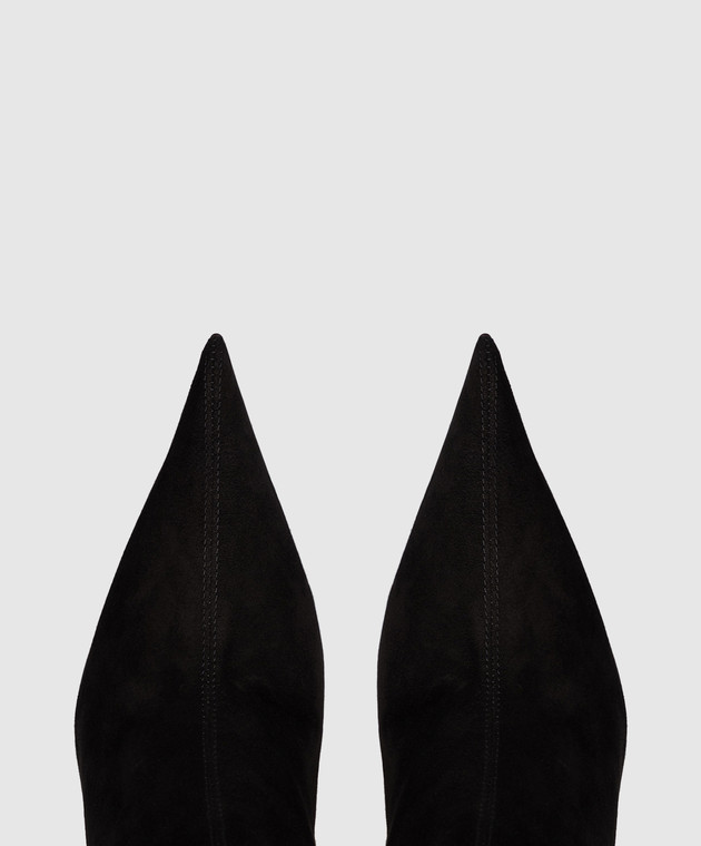 Giuseppe Zanotti Коричневые замшевые ботильоны Desideria I670004 изображение 4