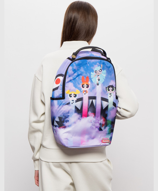 Sprayground Детский фиолетовый рюкзак Powerpuff Girls "Cloudbreaker" 910B9061NSZ изображение 2