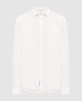 Woolrich Біла сорочка з льону CFWOSI2013MRUT5284