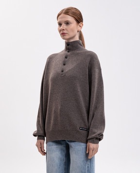 Alexander Wang Коричневый свитер с шерстью UKC4261001