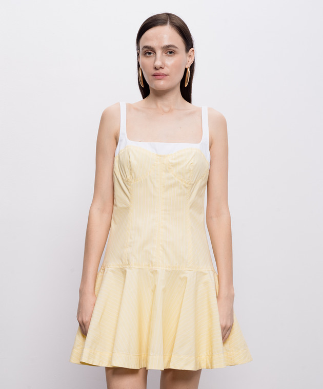 Simkhai Желтое платье в полоску 2261260CO изображение 3