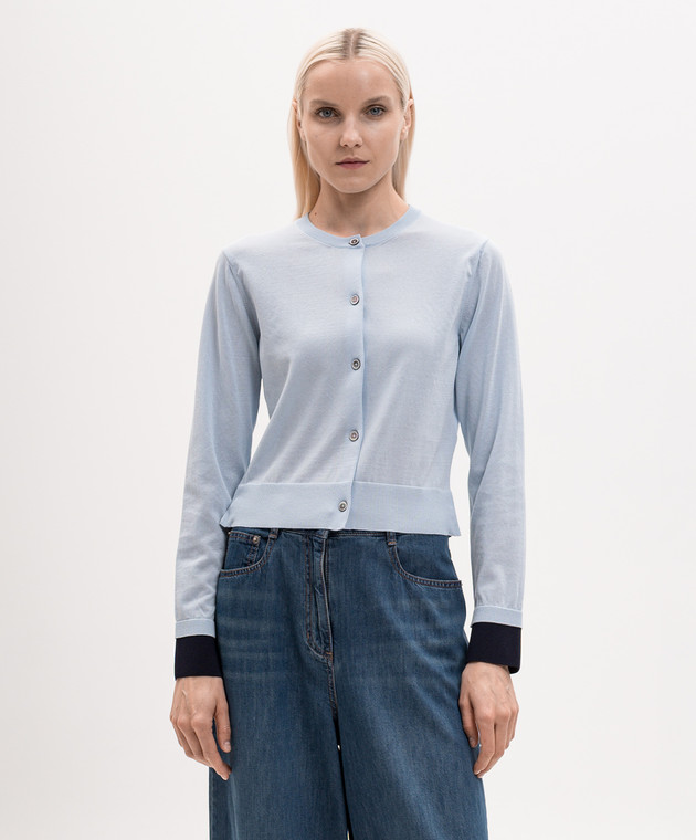Juun.j Голубой кардиган JW645AW03Q изображение 3