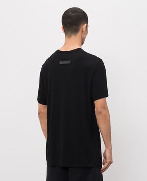 Heliot Emil Черная футболка MANE M09158