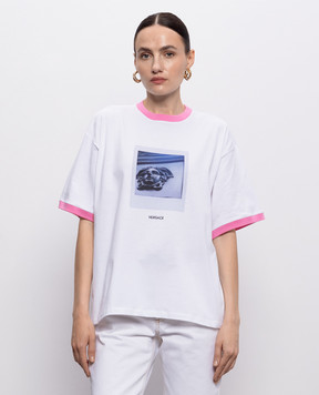 Versace Белая футболка Polaroid Medusa 10260961A18733