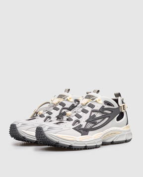 Off-White Сірі комбіновані кросівки Be Right Back OMIA29SS26FAB001