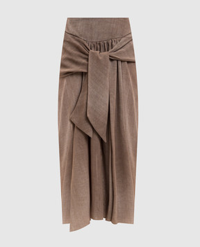 Ermanno Scervino Коричнева спідниця D482O704RWK