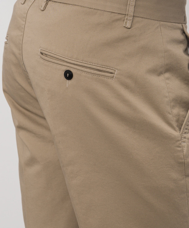 Cashmere&Whiskey Бежевые шорты из хлопка 0276109345 изображение 5