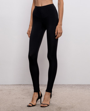 Vetements Черные леггинсы со штрипками WH27LG129B