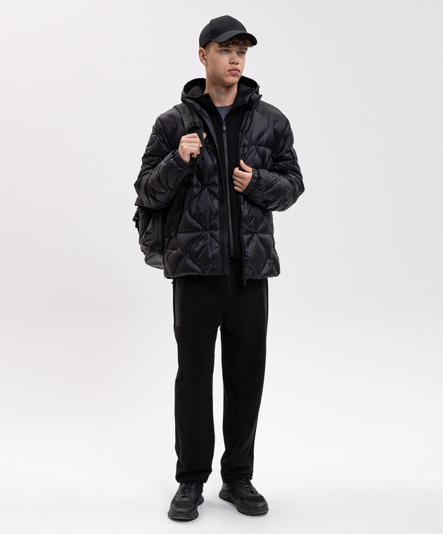 Moncler Черная спортивная куртка L20918G0005389AZY изображение 2
