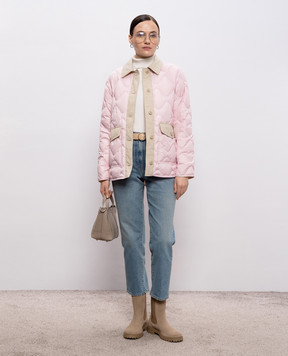 Woolrich Рожева пухова куртка Heritage CFWWOU1137FRUT2635